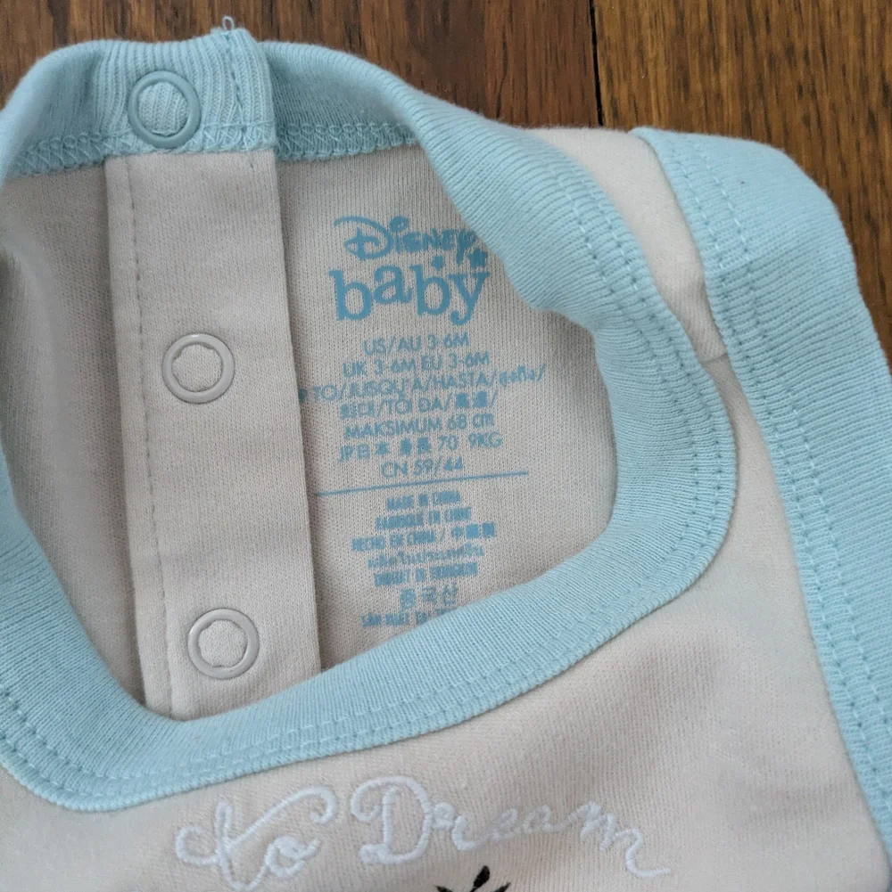 NWT Disney Baby Cinderella onesie With Tutu Size 3-6 Months